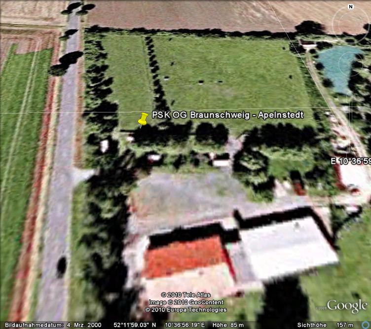 PSK �bungsgel�nde - Wegbeschreibung